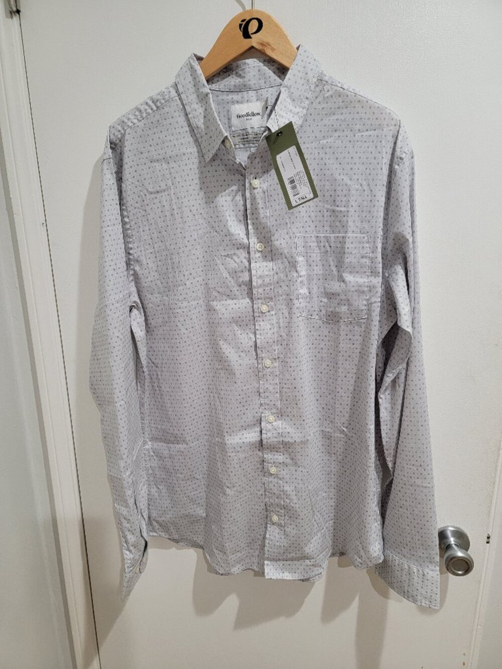 Men's Big & Tall Comfort Wear Long Sleeve Shirt L Tall